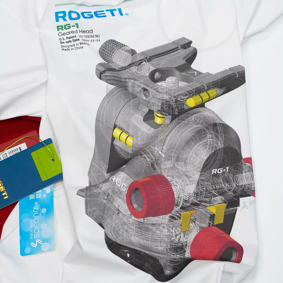 ROGETI Mechanical Designer: Camera Gear Graphic T-Shirt
