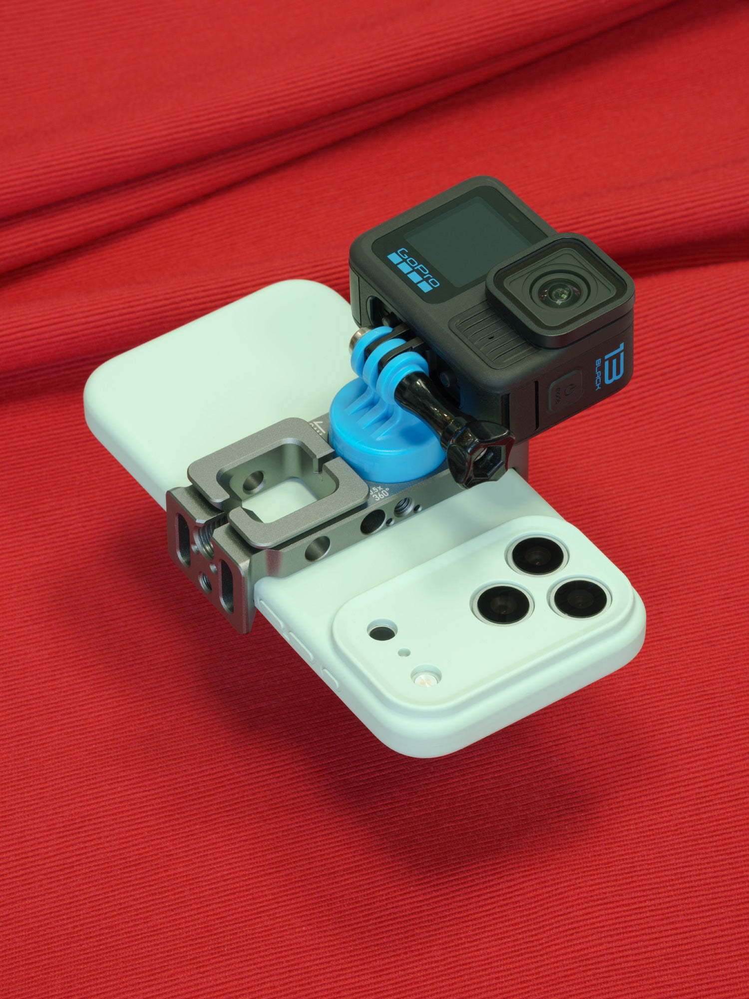 Smartphone Clamp/Cell Phone Holder/iPhone Tripod Mount Adapter